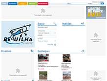 Tablet Screenshot of bequilha.com.br